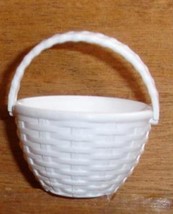 Barbie and sister Kelly doll vintage accessory white plastic faux wicker... - $9.99