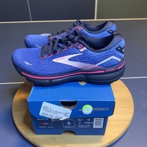 NEW Brooks Ghost 15 Womens Size 5 B Running Shoes Blue Peacoat Pink - £100.98 GBP