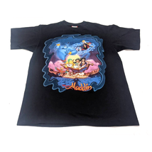 Aladdin Movie Promo Tee Size Medium Disney Single Stitch Vintage 90s T Shirt - £271.05 GBP