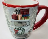 Nantucket Home for Christmas Coffee Mug Car with Gifts Ceramic Glazed 16... - $10.38