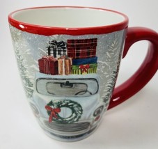 Nantucket Home for Christmas Coffee Mug Car with Gifts Ceramic Glazed 16... - £8.16 GBP