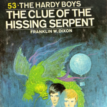 Hardy Boys #53 The Clue of the Hissing Serpent Franklin W. Dixon 1974 Gr... - $5.69