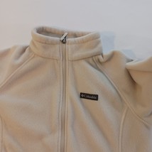 Columbia Sportswear WG6756 Youth Girls Sz XL 18-20 Full Zip Fleece Cream Jacket image 5