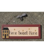  wp2014 home sweet home primitive wood Sign  - £6.22 GBP
