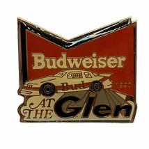 1990 Bud At The Glen Watkins Glen Speedway NY NASCAR Racing Enamel Lapel Hat Pin - £6.35 GBP