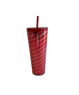 Starbucks Holiday Gift Wrap/Candy Cane Swirl 24oz Venti Cold Cup Tumbler... - $48.39 CAD