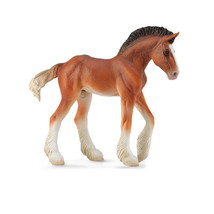 CollectA Clydesdale Foal Figure (Medium) - Bay - £19.16 GBP
