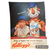 Color Kelloggs Frosted Flakes Print Ad Lawn Boy May 11 1962 Frame Ready - $8.87