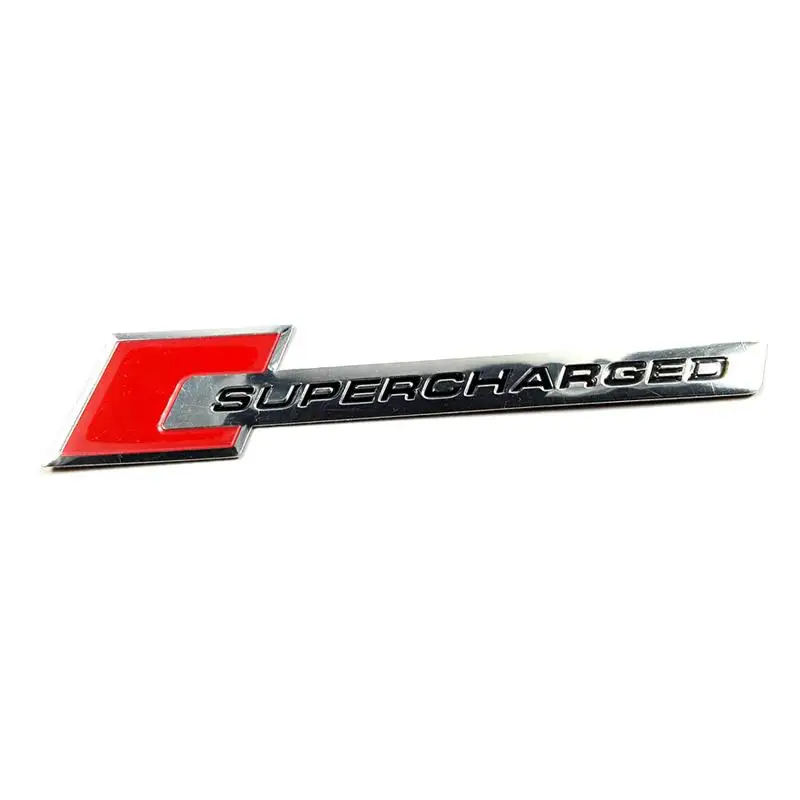 V6 Supercharged Car Auto Vehicle Emblem Sticker Car Tailgate  Sticker - £53.63 GBP