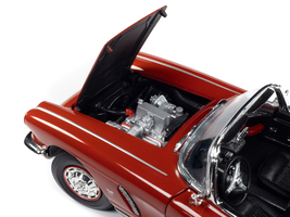 1962 Chevrolet Corvette Convertible Honduras Maroon Metallic &quot;Hemmings Motor New - £90.34 GBP