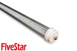 FiveStar T12 8FT LED Tube Light Tube, 5000K, 3600 Lumen Brightness - $37.50