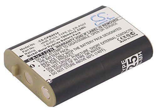 Cameron Sino 700mAh Replacement Battery for Panasonic KX-TG2720 - $16.66