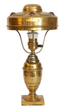 Art Nouveau Lamp Brass Lamp &quot; Little Italy &quot; Table Desk Lamp Light Original - $8,210.86 MXN