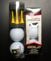 Pinnacle Gold Top Flite XL 2000 Golf Balls Tees US Army Bakers Local No 19 Boxed - £7.85 GBP