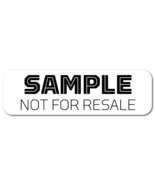 1.25&quot; x 0.375&quot; Sample, Not For Resale Stickers - Roll of 500 - £33.65 GBP