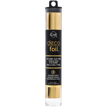 Deco Foil Transfer Sheets 6 inch X12 inch 5 Per Pkg Gold - £17.42 GBP