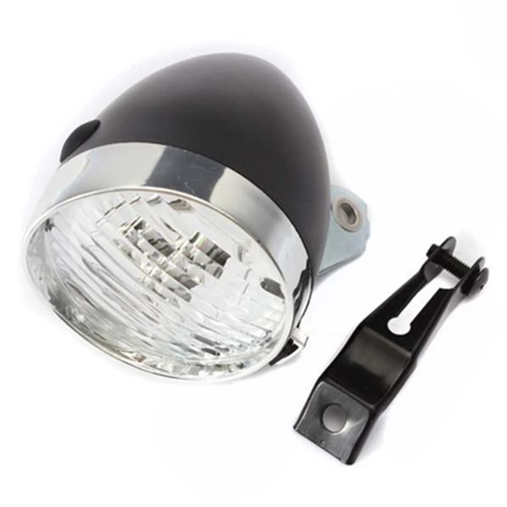 Bicycle Headlight Bike Front Light 3 LED Vintage Retro Clic Lamp Night Riding - £31.14 GBP