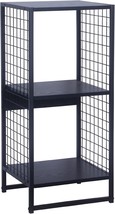 Cube Book Shelf From Household Essentials With Metal Mesh Sides. - £50.85 GBP