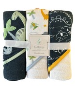 Set of 3 Lullaby Lane 28&quot;x28&quot; Hooded Towels - Soft &amp; Absorbent - Navy Multi - $18.87 CAD