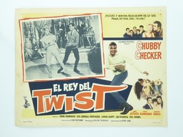 Chubby Checker Lobby Card King Twist 11x14 Mexican Spanish El Rey Del Original - £11.66 GBP