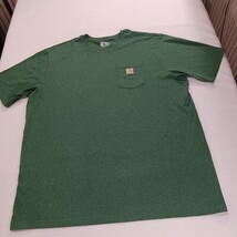 Carhartt K87 G55 Loose Fit Heavyweight Men's 2XL Tall Green Short Sleeve T-Shirt image 13