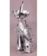 Musician Figure-Bass Viola Cello-Tin-7.5&quot; Tall-Witch Hat-Scarf-Sombrero-... - $18.68