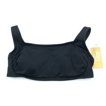 Kona Sol Bikini Bandeau Top Spaghetti Adjustable Strap Black Size S - £10.06 GBP
