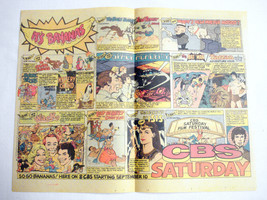 1977 Ad CBS Saturday Morning Cartoons Isis, Mister Magoo, Space Academy - £6.40 GBP