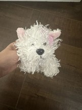 Webkinz Ganz Lil Kinz White Terrier Plush Stuffed Animal Toy 6 Inch No Code Tag - $12.36