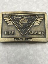 North American Fishing Club Life Member Tracy Patt Belt Buckle Outdoors KG - $14.84
