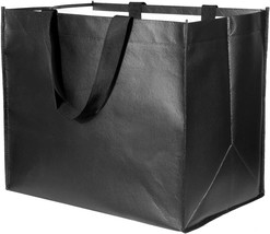 Large Reusable Grocery Bags 10 Pack Heavy Duty Reinforced Handles with X... - £37.17 GBP