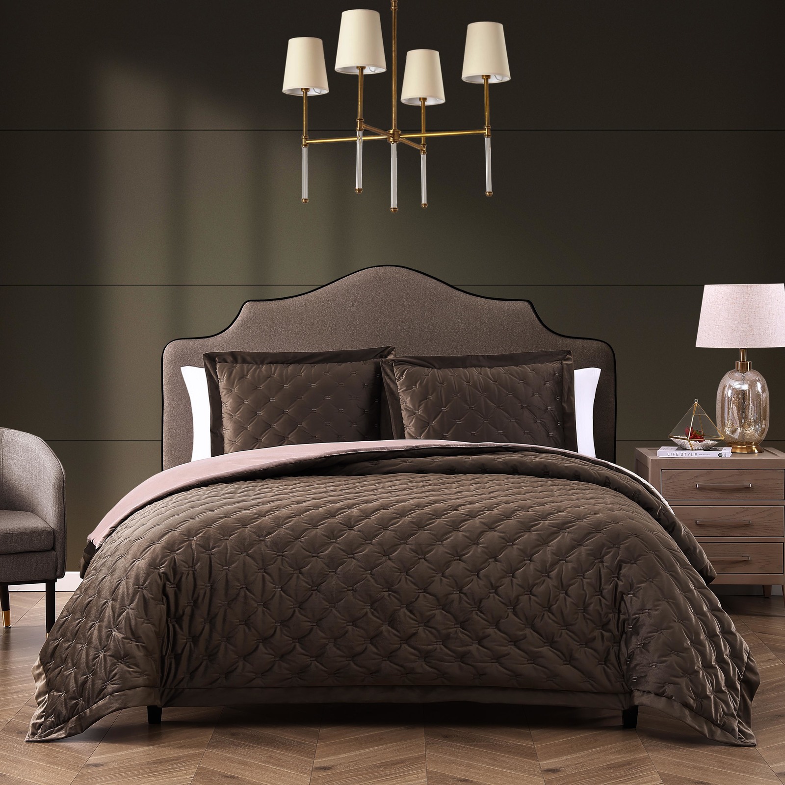 Velvet Elegance 3-Piece Comforter Set - $198.21+