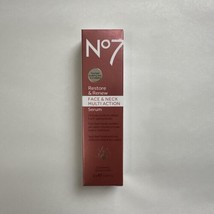 No7 Restore and Renew Face &amp; Neck Multi Action Serum 1oz Firm Tone Wrinkles - $18.95