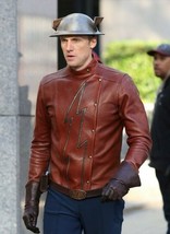 Men&#39;s Flash Season 2 Jay Garrick Teddy Sears Leather Jacket Costume - £55.94 GBP