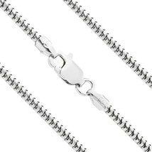 Men/Women&#39;s Stylish Italian 925 Silver 14K WGP Snake Link Italian Chain ... - £24.04 GBP