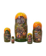 Frost on the Pumpkin Nesting Doll - 5&quot; w/ 5 Pieces - £47.96 GBP