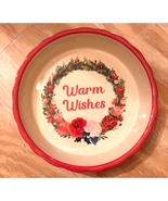 Pioneer Woman Wishful Winter Warm Wishes 9” Ceramic Pie Plate - €10,18 EUR