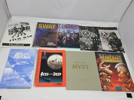 Lot Of 9 PC Games Manuals - Half-life - Warcraft - Swat 2 - Civil War - £22.17 GBP