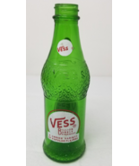 Small Vess Soda Bottle Billion Bubble Beverage Green Textured St. Louis Vtg - $15.15