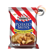 24x Bags T.G.I. Fridays Cheddar &amp; Sour Cream Potato Skins Chips | 1.75oz - $56.40 CAD