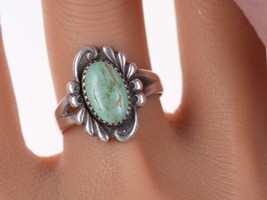 sz8.5 Vintage Bell Trading Post Native American sterling and turquoise ring - £70.54 GBP