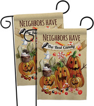 Neighbors Candy Garden Flags Pack Halloween 13 X18.5 Double-Sided House Banner - £23.15 GBP