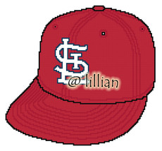MLB ~ St Louis CARDINALS CAP Cross Stitch Pattern - $3.95