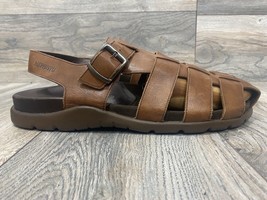Mephisto Sandals in Brown Leather | Size 11 (EU 44) | Made in France - £51.37 GBP
