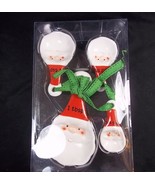 Set of 4 china Santa face measuring spoons NEW - $24.62 CAD