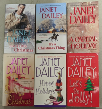 Janet Dailey It&#39;s a Christmas Thing Eve&#39;s Christmas Happy Holidays x6 - £13.96 GBP