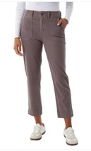 32 Degrees Womens Pants Purple Ankle Stretch Twill Cropped Pockets Heavy... - $42.99