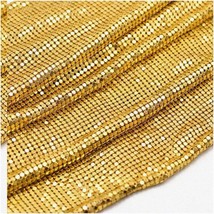 Golden Glam Mesh: Sparkling Metal Mesh for Chainmail Jewelr - $95.03