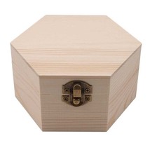 Craft your Style with Our DIY Fashion Gift Box Portable Hexagon Shaped W... - $256.60 MXN