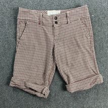 Vintage Abercrombie &amp; Fitch Shorts Women&#39;s 0 Chino Rolled Cuffs 100% Cotton - $456.77 MXN